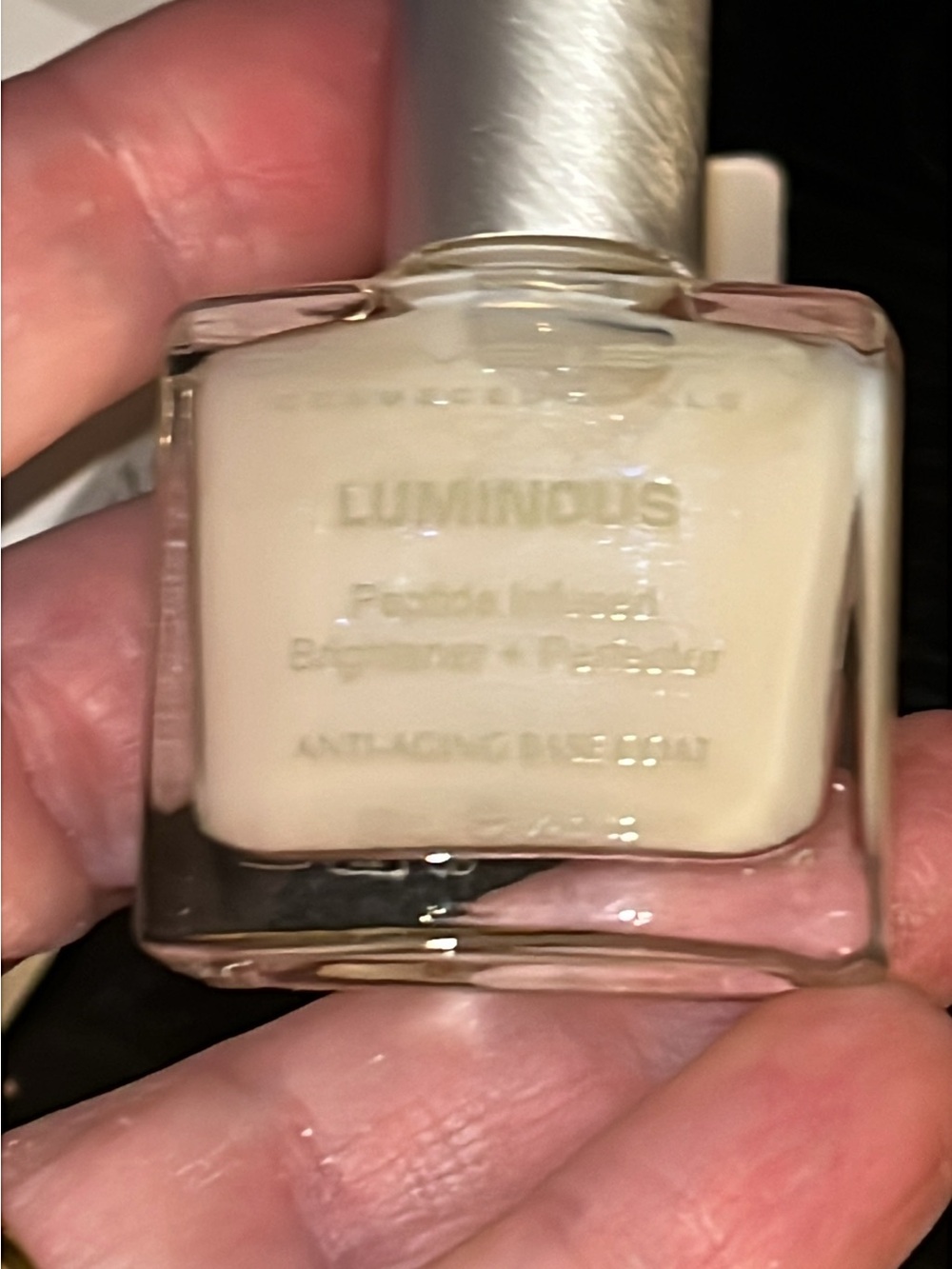 Dermelect Luminous Brightener + Perfector Base Coat - White